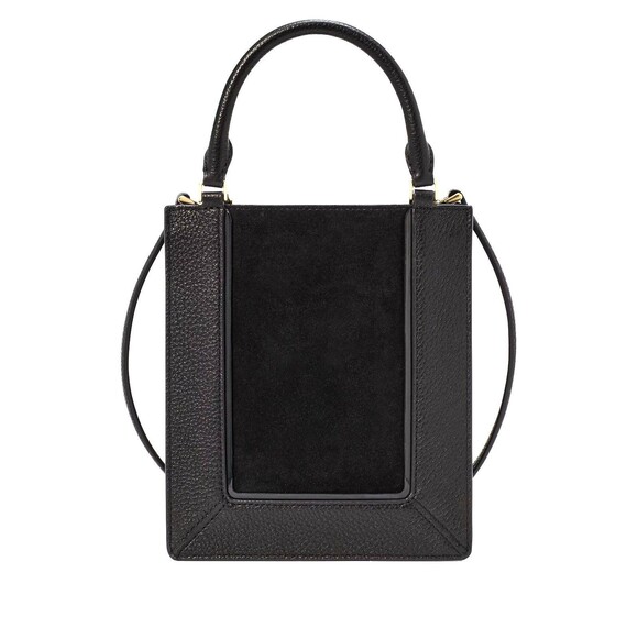 New Kate Spade Lena Suede Mini Tote Black - Picture 4 of 5